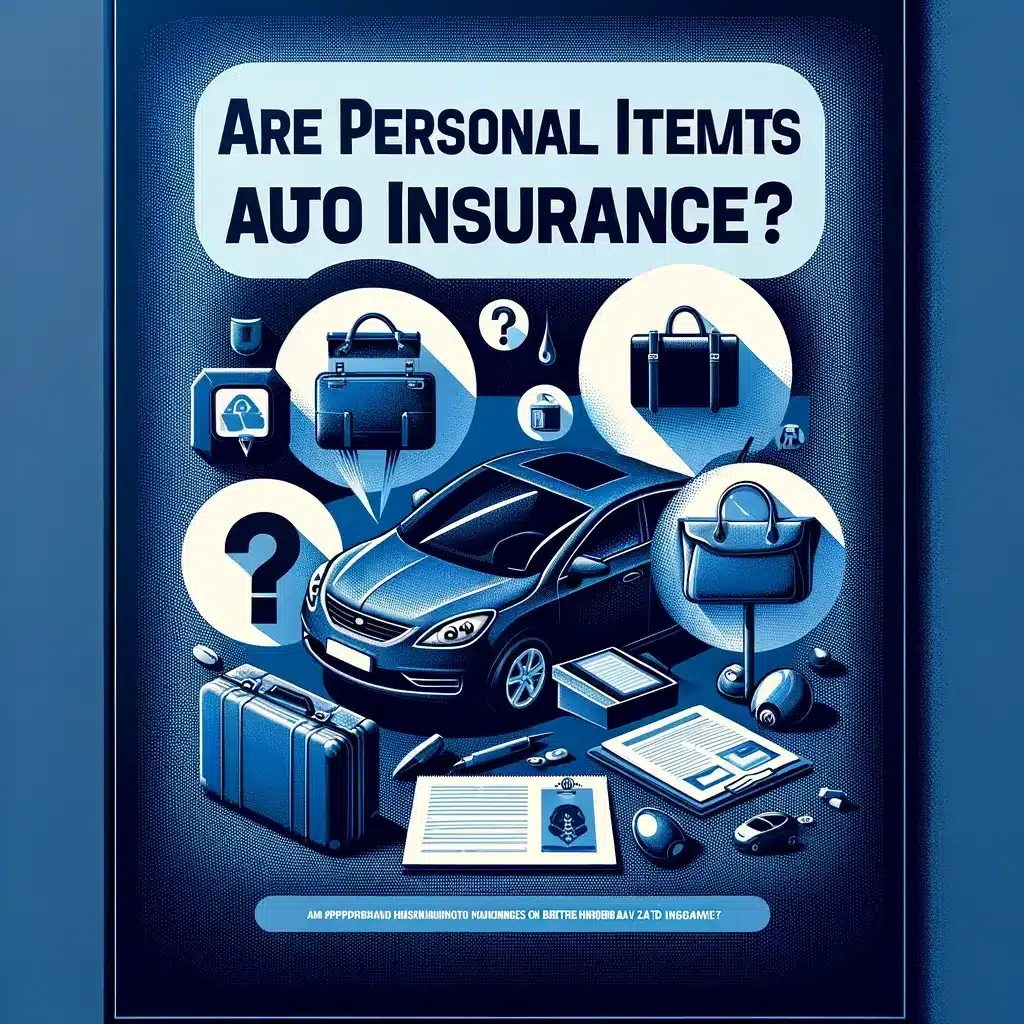 Carvo Insurance Group are personal items covered by auto insurance