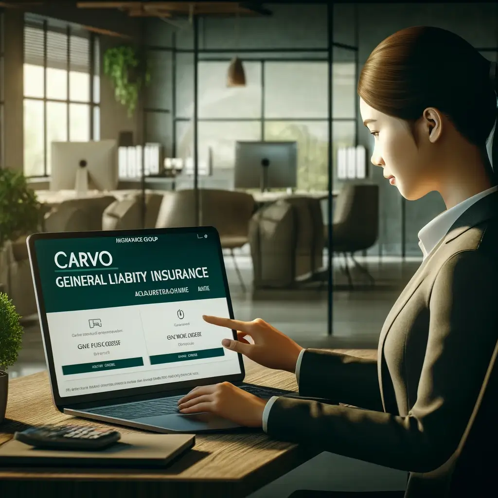 Carvo Insurance Groupgeneral liability insurance quote online with Carvo Insurance Group