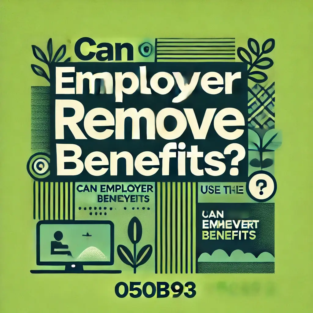 Carvo Insurance Group can employer remove benefits