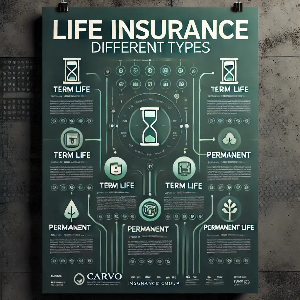 Carvo Insurance Group life insurance different types