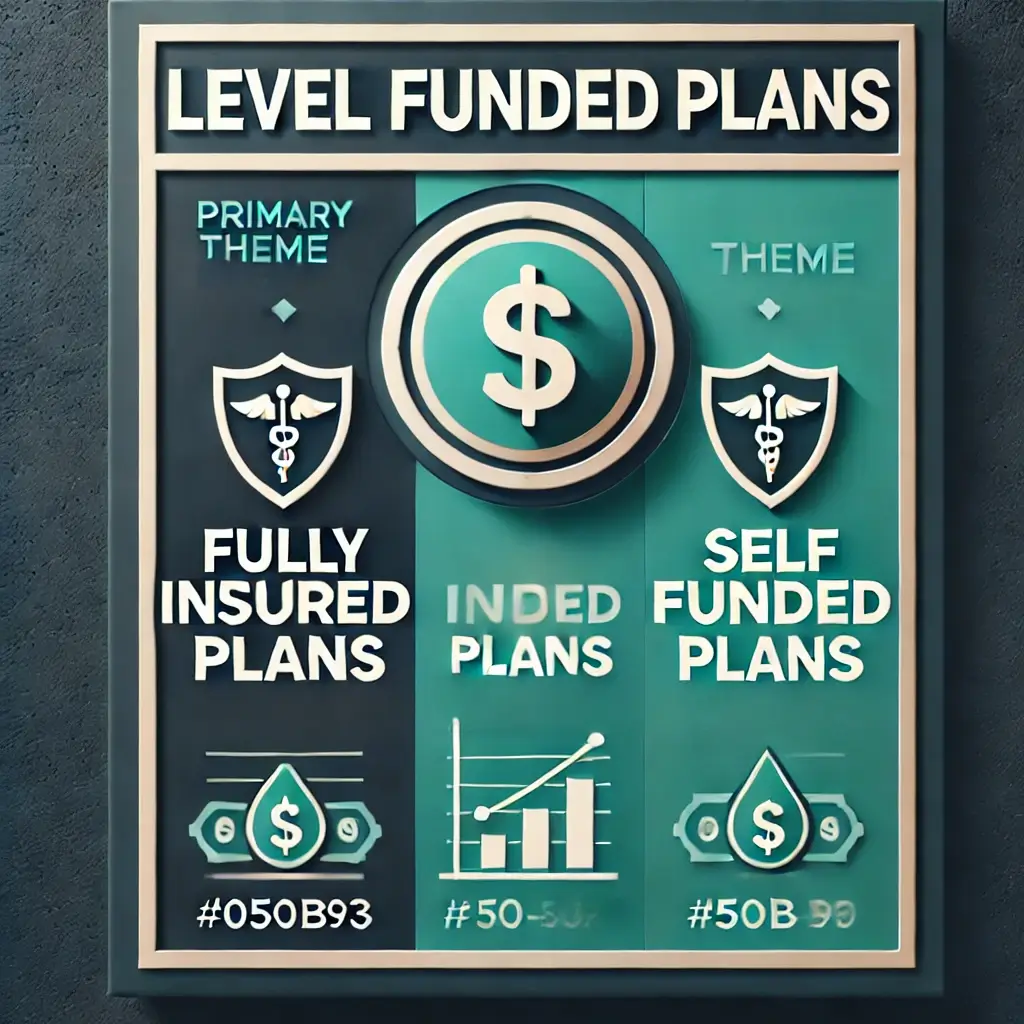 Level funded plans vs fully insured plans vs self funded plans