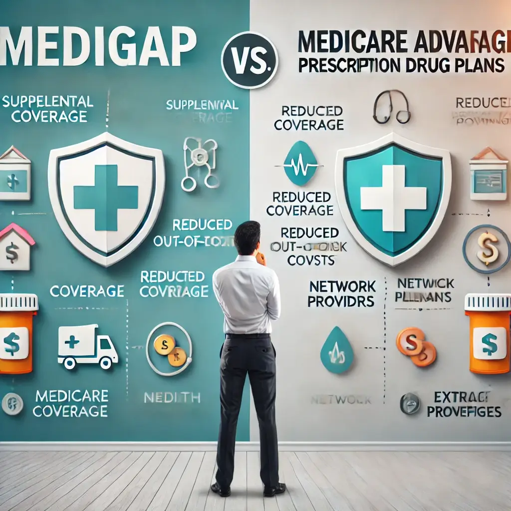 What’s the Difference: Medigap vs. Medicare Advantage Prescription Drug Plans?